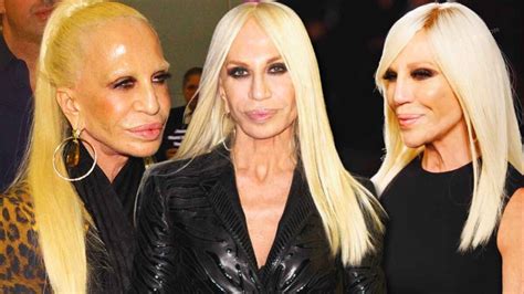 donatella versace paul|donatella versace face what happened.